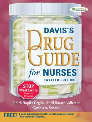 cover image of Davis's Drug Guide for Nurses